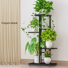  Iron Flower Stand Pots Tray Multiple Plant Shelves 5/6/7 Layers Stand For Flowers Plant Holder Home Balcony Garden Decoration 