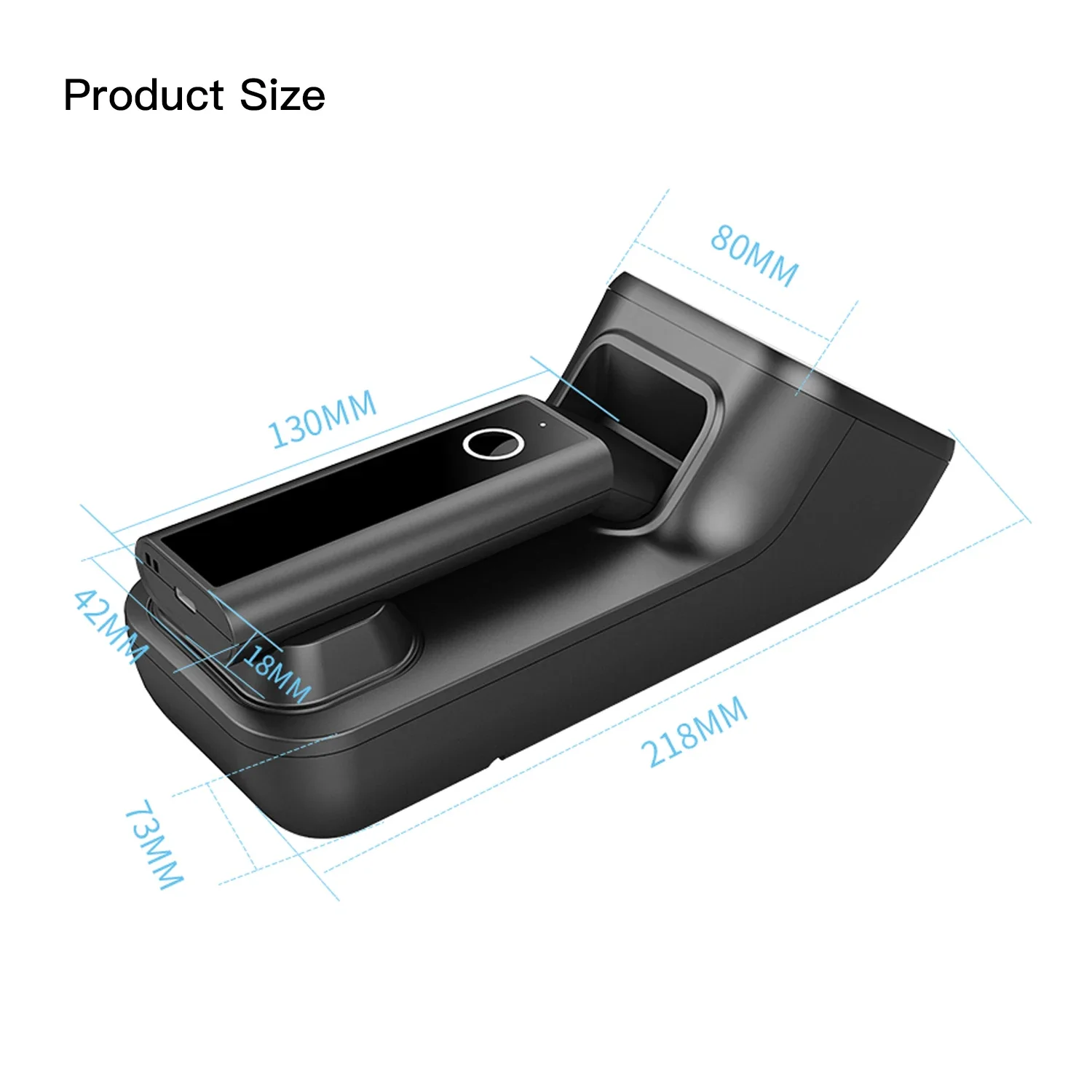 1D2D QR Barcode Reader Fast Scan High Precision Supermarket Tool Support BT2.4G Wireless USB Wired Connection