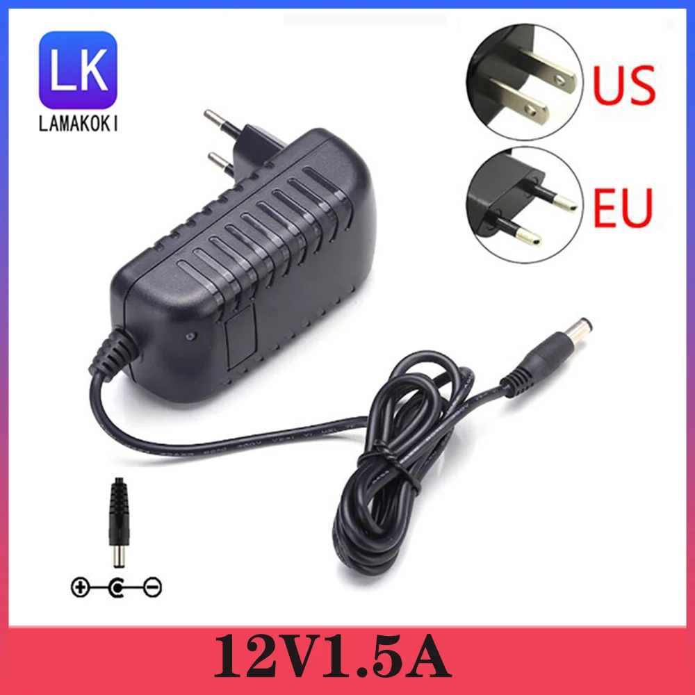 1 Pz Adattatore Ca 12V 1.5A Alimentatore Switching Caricabatterie Per Caricabatterie Per Un Wd Elements Disco Rigido Esterno Da 4 Tb