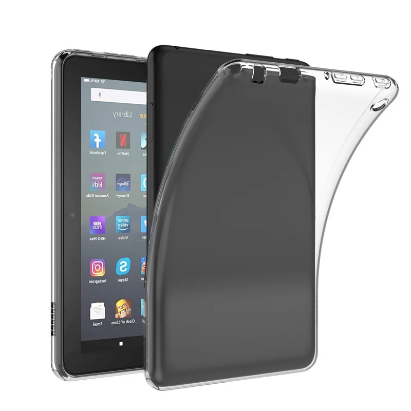 Clear Cover for Kindle 2024 Paperwhite 6 Case TPU Funda Paperwhite 11th KPW5 Colorsoft 7 Inch Cover for Paperwhite 5 Case 2022 3