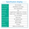 TN73HSS0324 VU Meter Header with Pointer-Dial Backlit Audio DB Level Header Power Amplifier Level Meter High Accuracy 4
