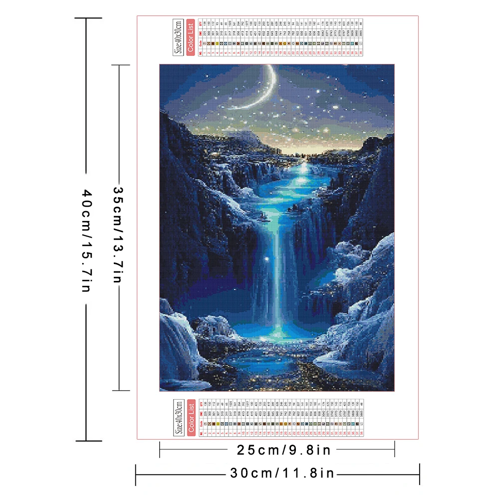 りえ☆りえ様 ダイヤモンドアートクラブDAC風景画（幸せへの道を歩む） りえ☆りえ様 ダイヤモンドアートクラブDAC風景画（幸せへの道を