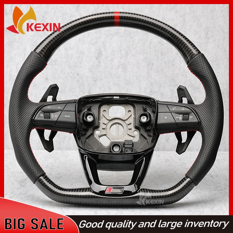 

Custom Car Interior Parts Steering Wheel For Audi Q5L Q6 Sportback Q7 RS6 RS7
