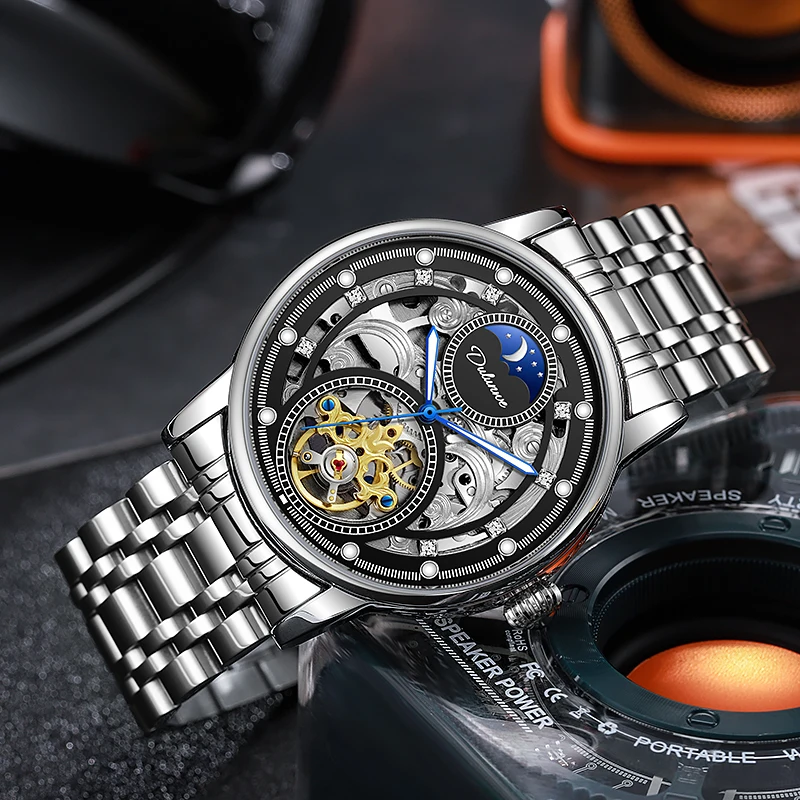 Vīriešu es ūdensizturīgs automātiskais mehāniskais plaukstas vīriešu tops luksusa Tourbillon sporta pulkstenis vīriešu s_voghion.com