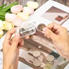 1pcs Round Clear Coin Tubes Plastic Coin Tubes with Screw Cap and Shockproof Protective Foam Pad for Coin Collecting Supplies 6