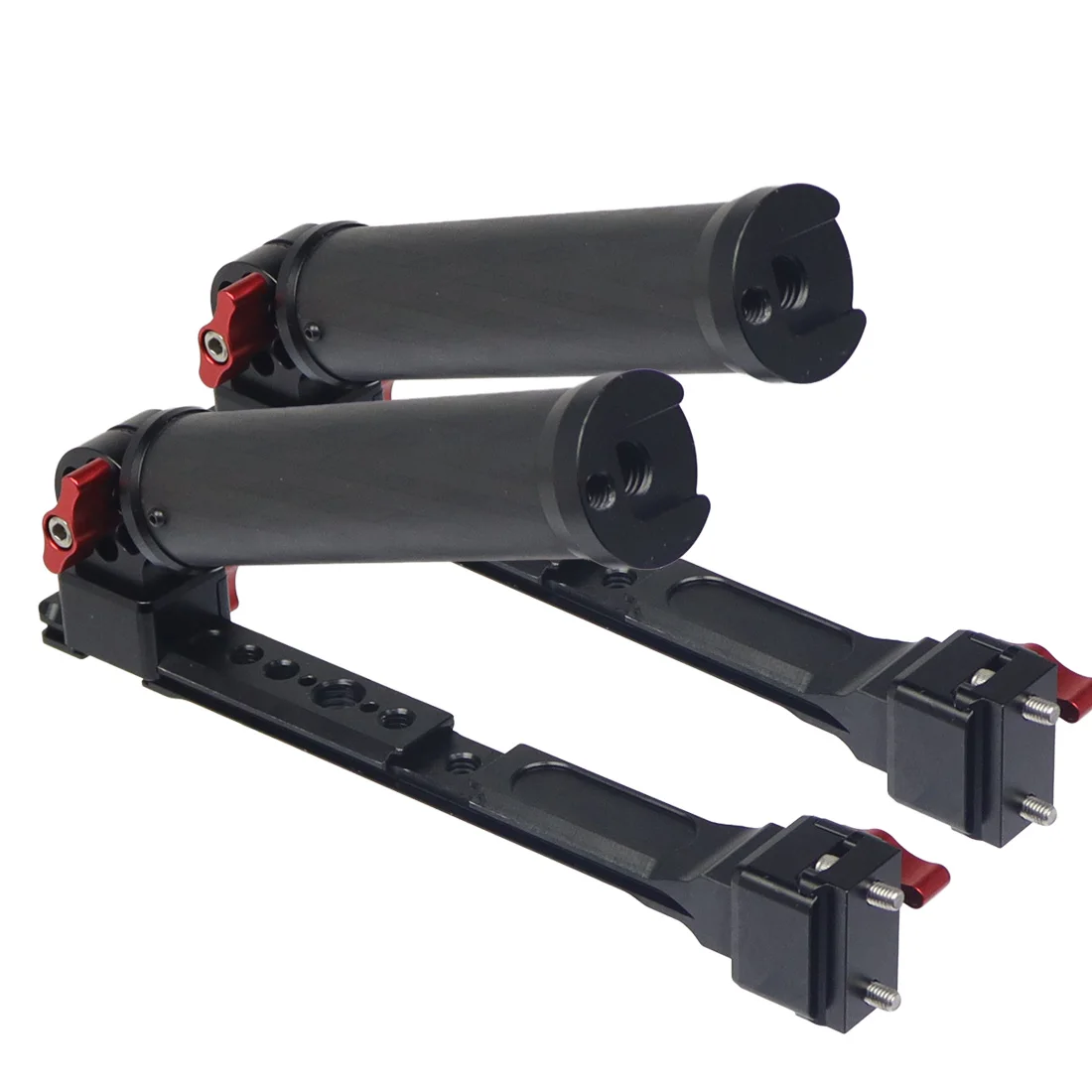 RS4 RS3 Mini RSC2 Gimbal Dual Carbon Handle Grip 180 Adjustable Clamp for Ronin