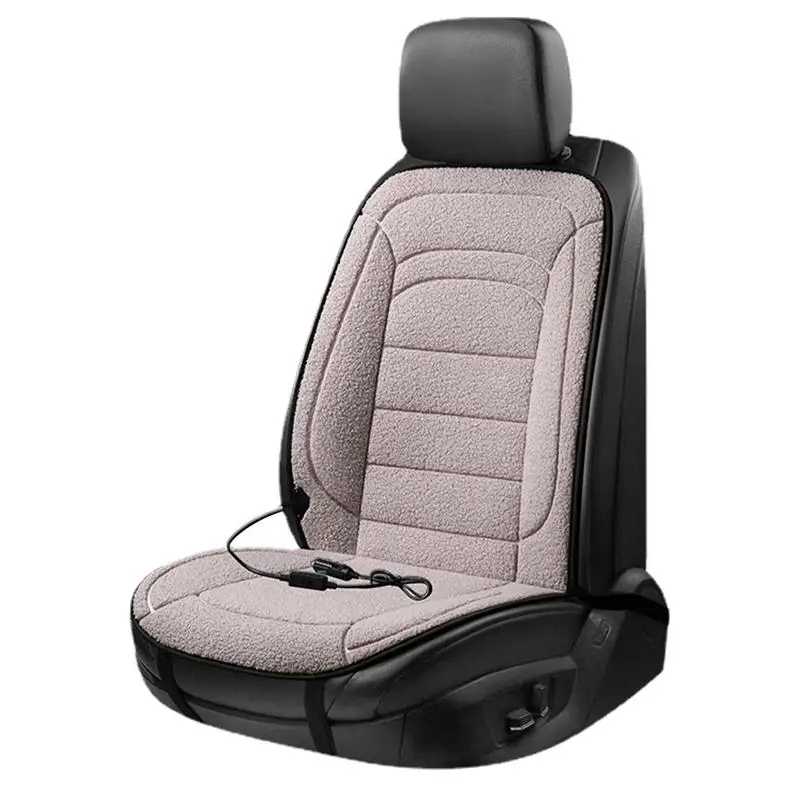 

Heated Seat Covers For Cars Heating Car Seat Cushion With Backrest 12V Winter Comfort Heated Seat Cover With Fast Heating For