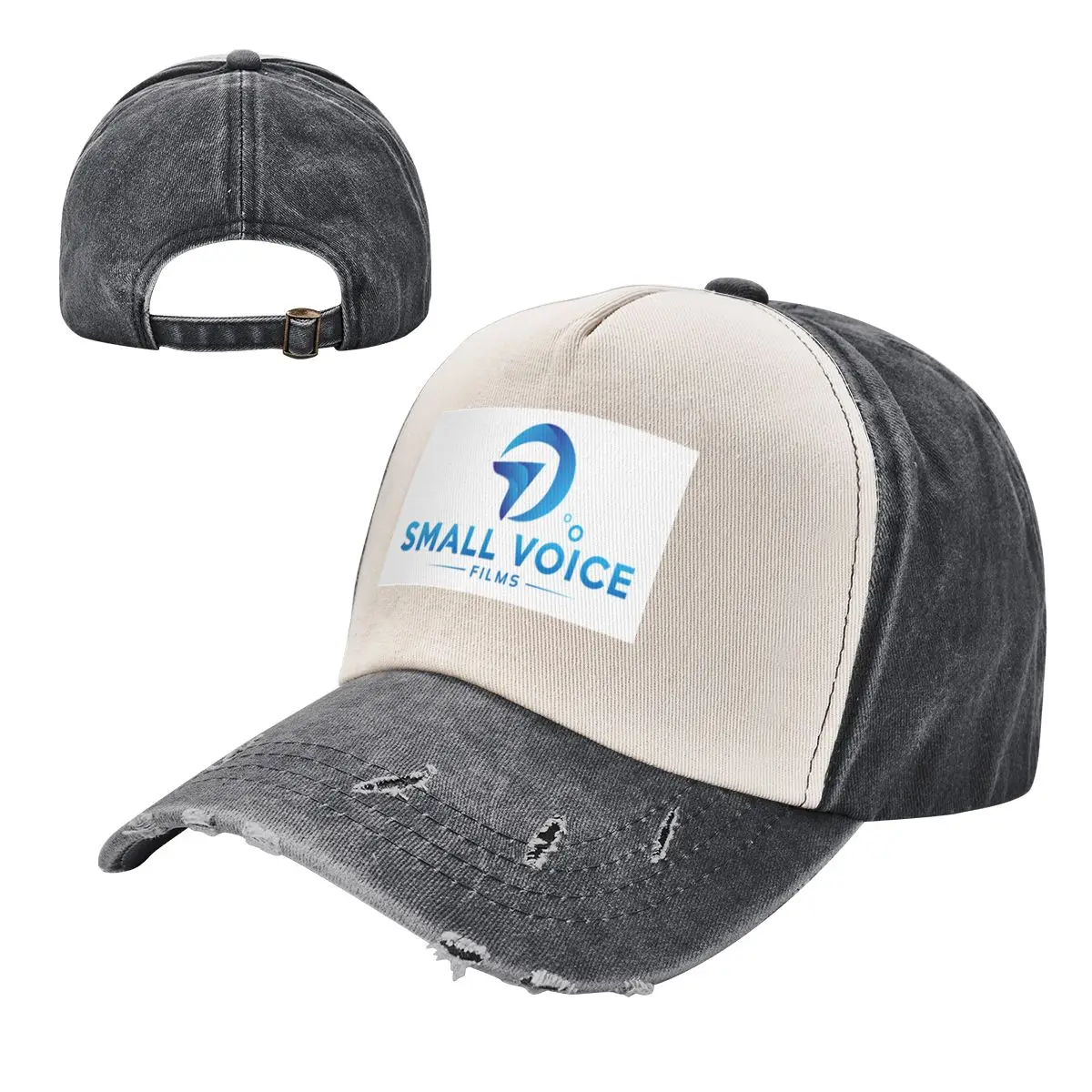 

Unisex Fashion Small Voice Films Logo Washed Baseball Caps