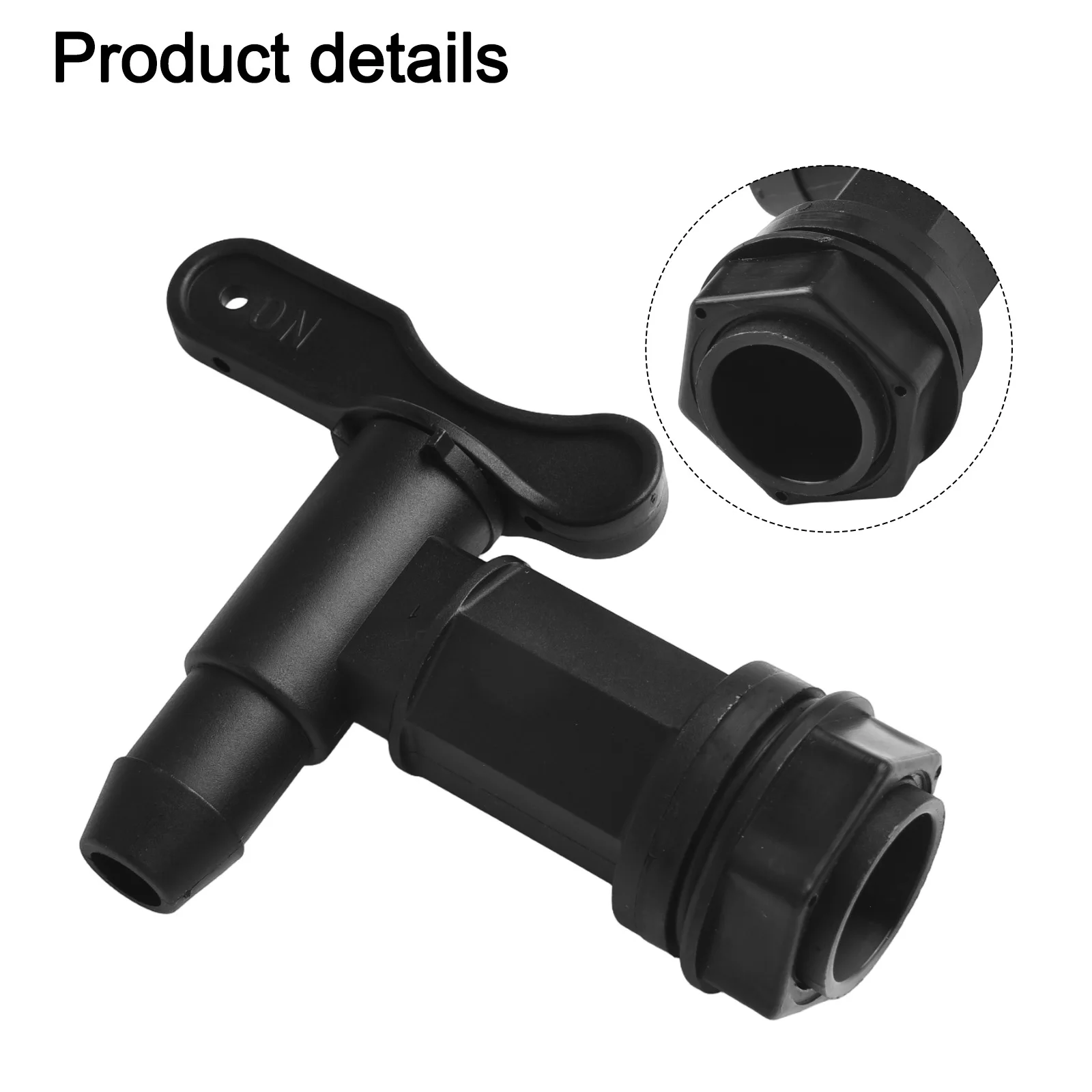 Kunststoff-Wasserhahn für Haus & Garten, Hochwertig, 25,4mm Gewinde, Regenwasser-Absaughahn, IBC-Wasserbehälter-Adapter, Bier-Zapfhahn, Bestseller – Detail 31