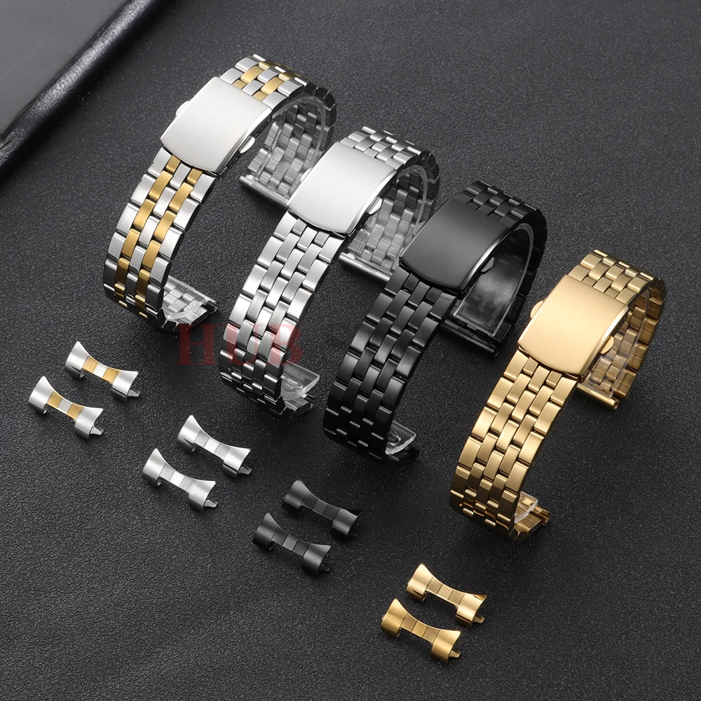 Solid Stainless Steel Multi-Size Wristband Bracelet - Elegant Business Watchband