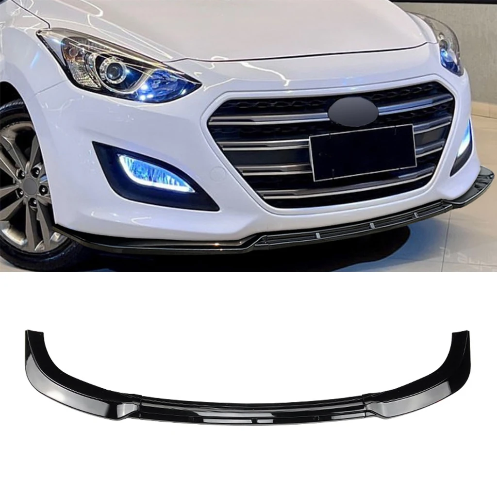 

Car Front Bumper Lip Spoiler Diffuser Splitters Body Kit Aprons Cover Guard Trim For Hyundai I30 MK2 MK2.5 2012-2017 2013 2014