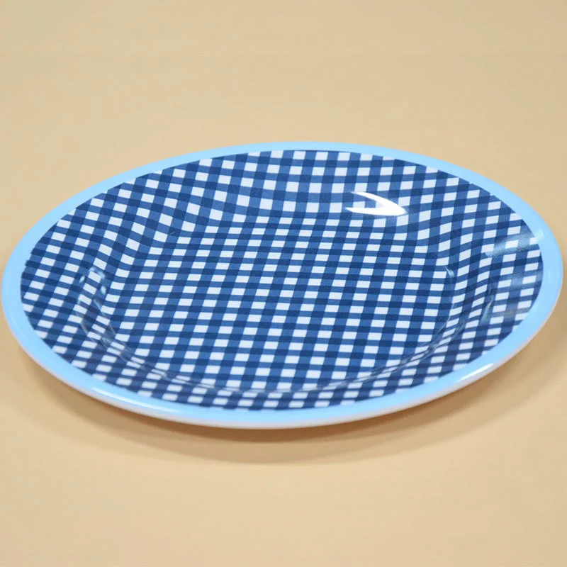 Imitation Porcelain Dinner Plate Serving Cake Tray Rice Bowl Fruit Steak Dish Dinnerware