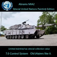 New Rc Coolbank Model Henglong Us M1a2 Abrams Infrared Battle Tank Model Upgraded Version With Steel Wave Box Tank Rc Toy 1