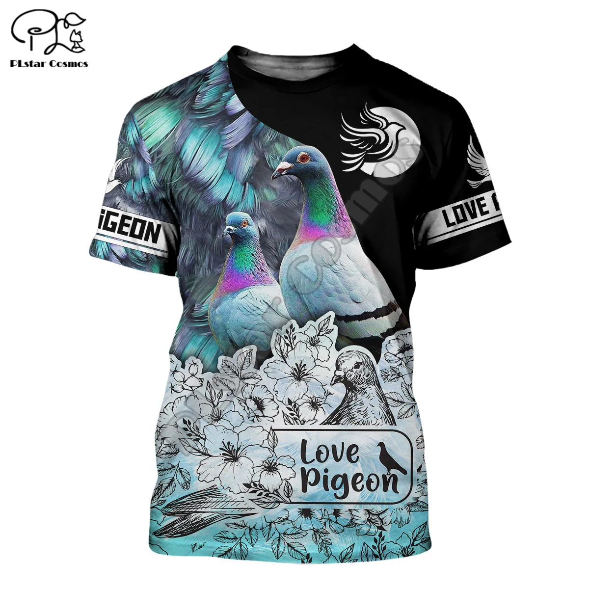 

PLstar Cosmos Beautiful Pigeon 3D Printed 2022 New Fashion Summer T-Shirts Short-Sleeve Tee Men/Women Casual Streetwear P13