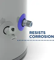 Chauffe-eau électrique polyvalent de 10 gallons, prêt à l'emploi, avec thermostat réglable, installation facile 4