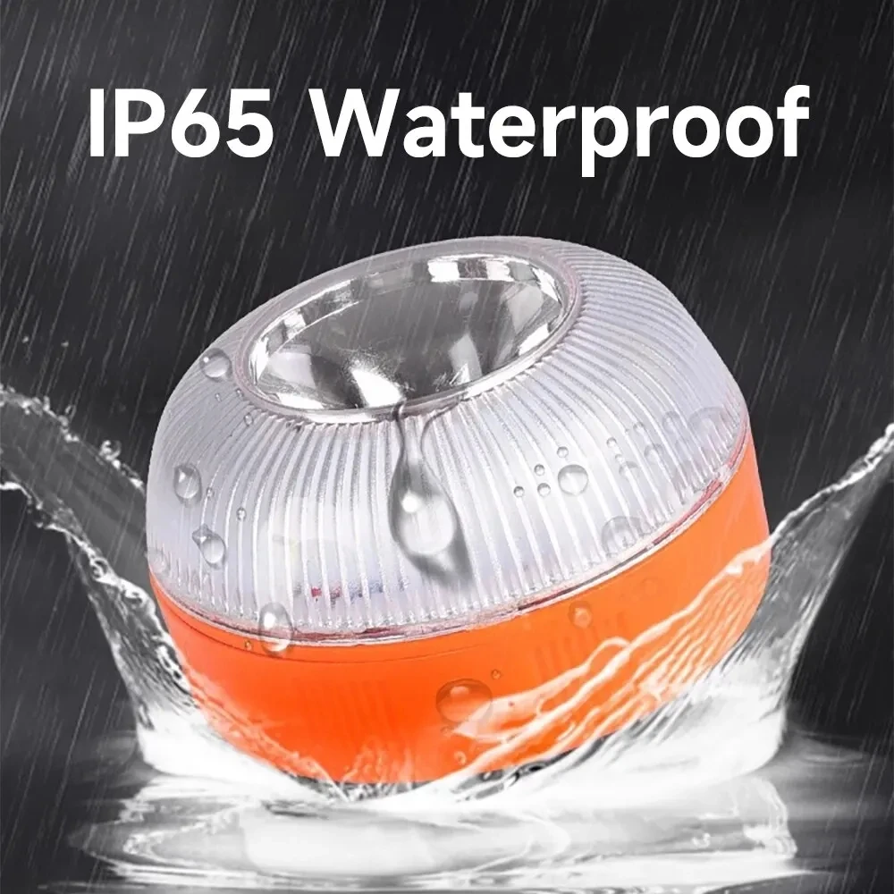 Led Rainproof Car Emergency Lights USB Rechargeable Stroboscopic Road Accident Lights Emergency Safety Accessories emergency light