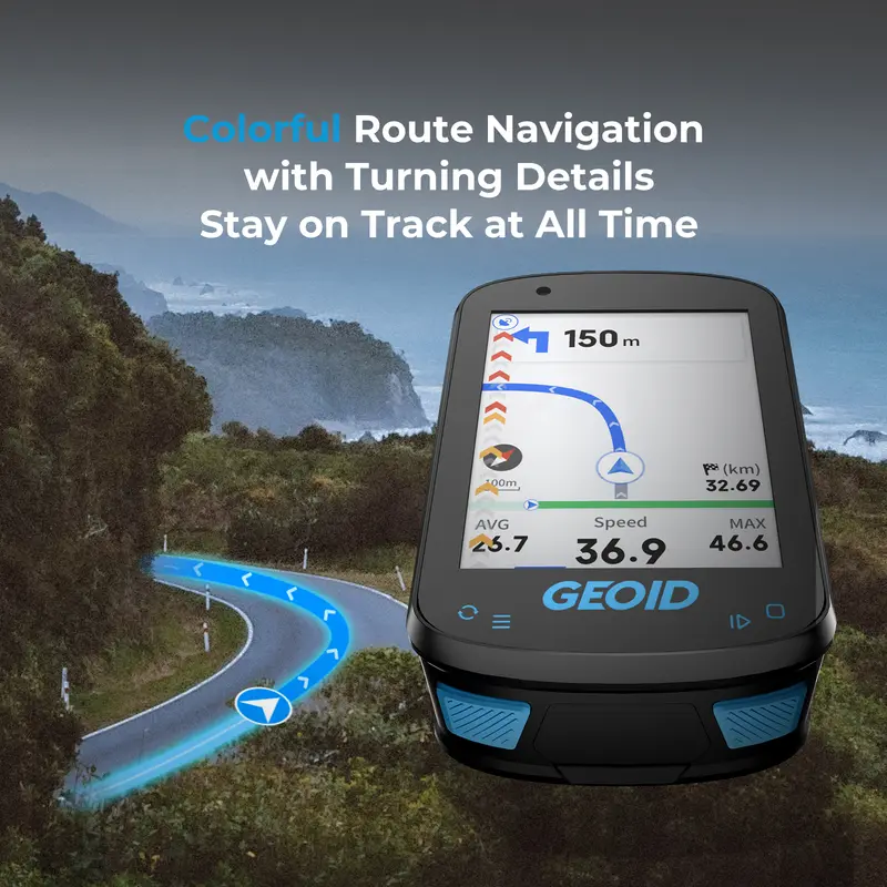 GEOID CC600/CC700 Bike Computer Wireless Color Screen Bicycle Speedometer ANT+ WIFI Cycling Speedometer IPX7 Waterproof Odometer - Image 3