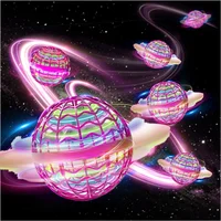 Original Patented Flying Ball Spinning Hand Controlled Drone 360 ° Rotation Mini with LED Lights Fun Christmas Gift for Children 1