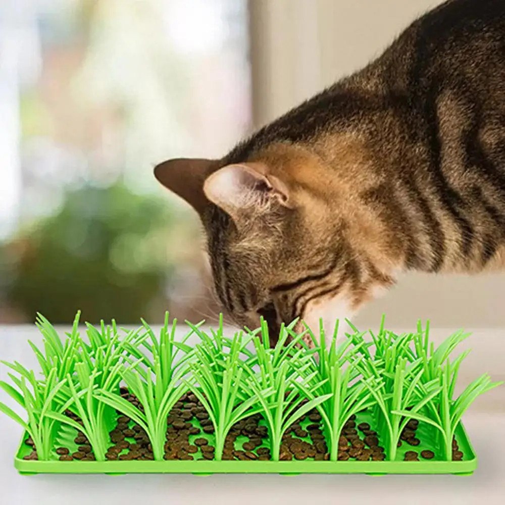 Pets slow feeder Silicone Grass - PeticaDeals