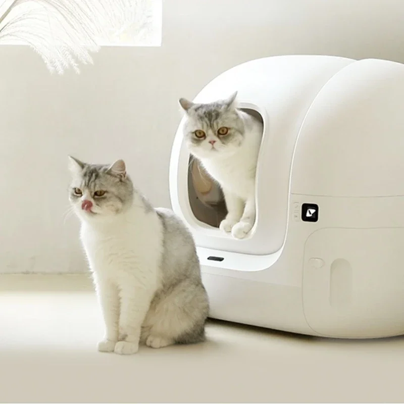 

Smart Cat Toilet Automatic Litter Box Oversized Electric Fully Enclosed Cat Supplies Splash-Proof Cat Litter Drawer Litter Tray