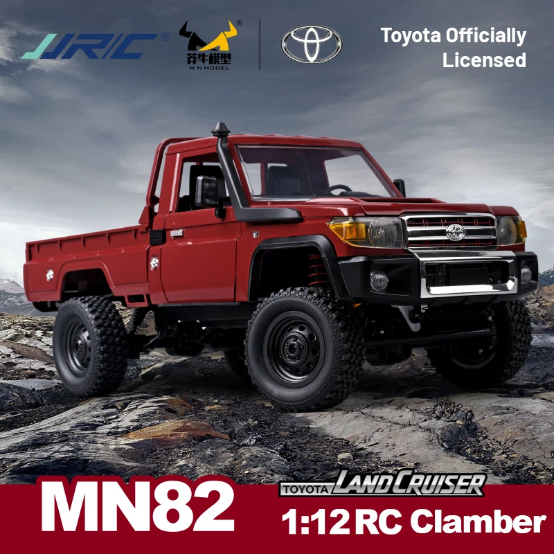 JJRC MN82 LC79 RC Truck 1/12 2.4G 4WD RC Car Rock Crawler LED Light Climbing Off-Road Truck Full Proportional Vehicles RTR Toys 5