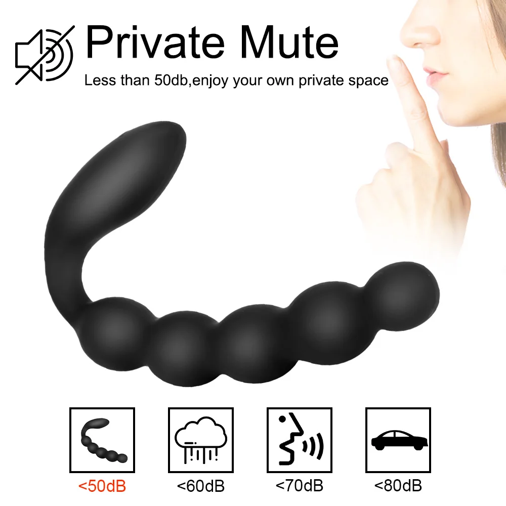 Perlen Analplug Mit Vibration Für Frauen Prostata Massage Für Männer_voghion.com