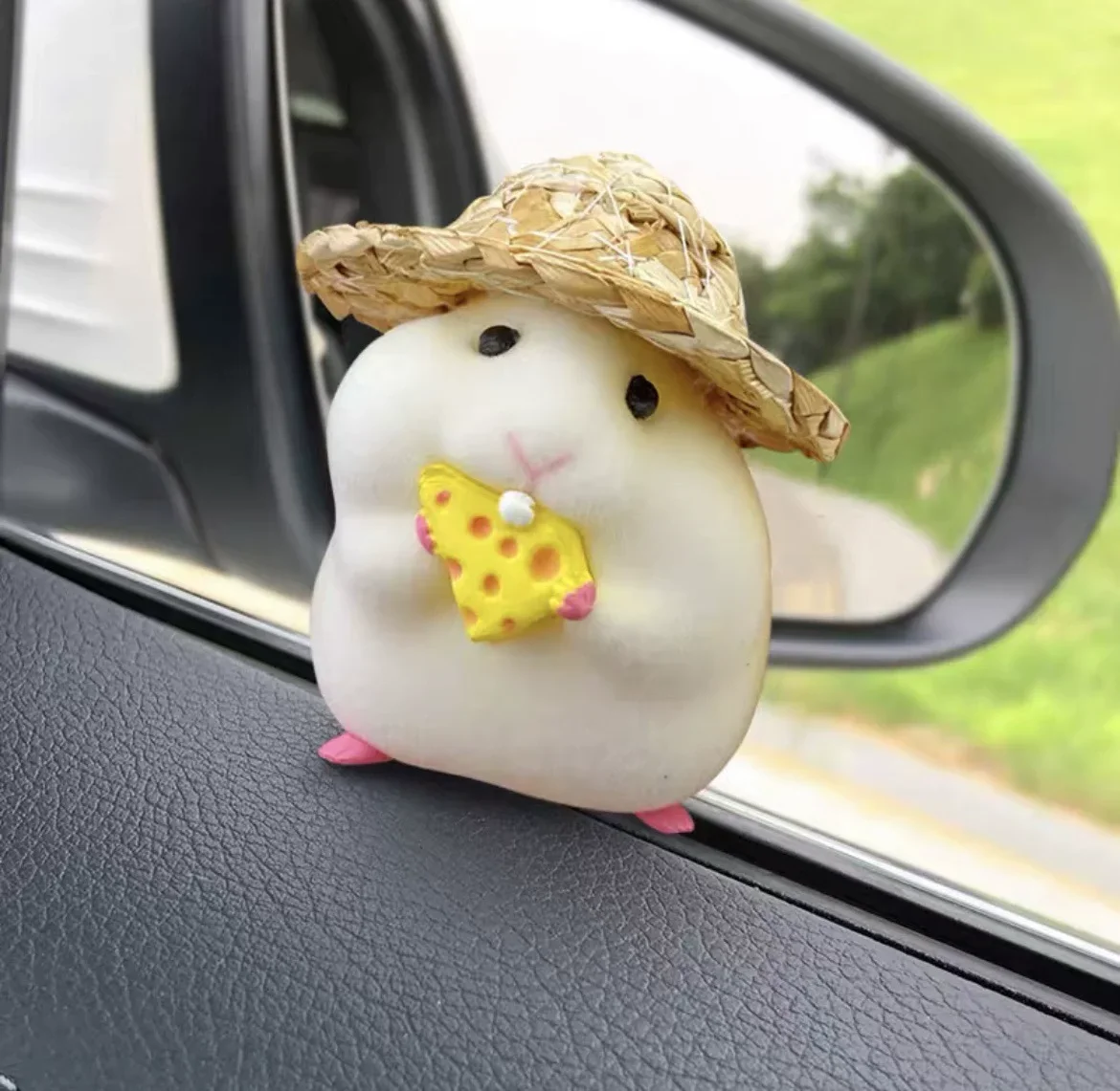 Car Decoration Accessories Hamster Console Cute Doll Interior Pendant