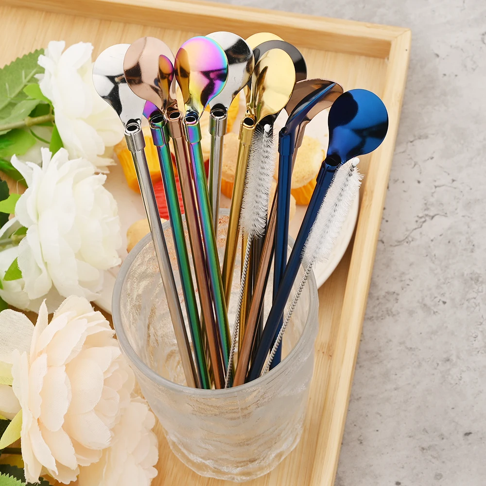 Ensemble de brosse à bouteille et paille TAL 