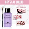 Nail Acrylic Powder and Liquid Monomer Nails Art Decoration For Manicure Set Kit Crystal Nail Glitter 3D Nail Tips Carving Tools 4