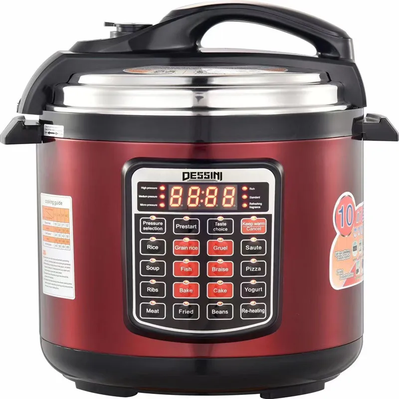 6L / 8L Electric Pressure Pot Rice Cooker Micro Pressure Cooker Stew Pot Kitchen Appliance 220V
