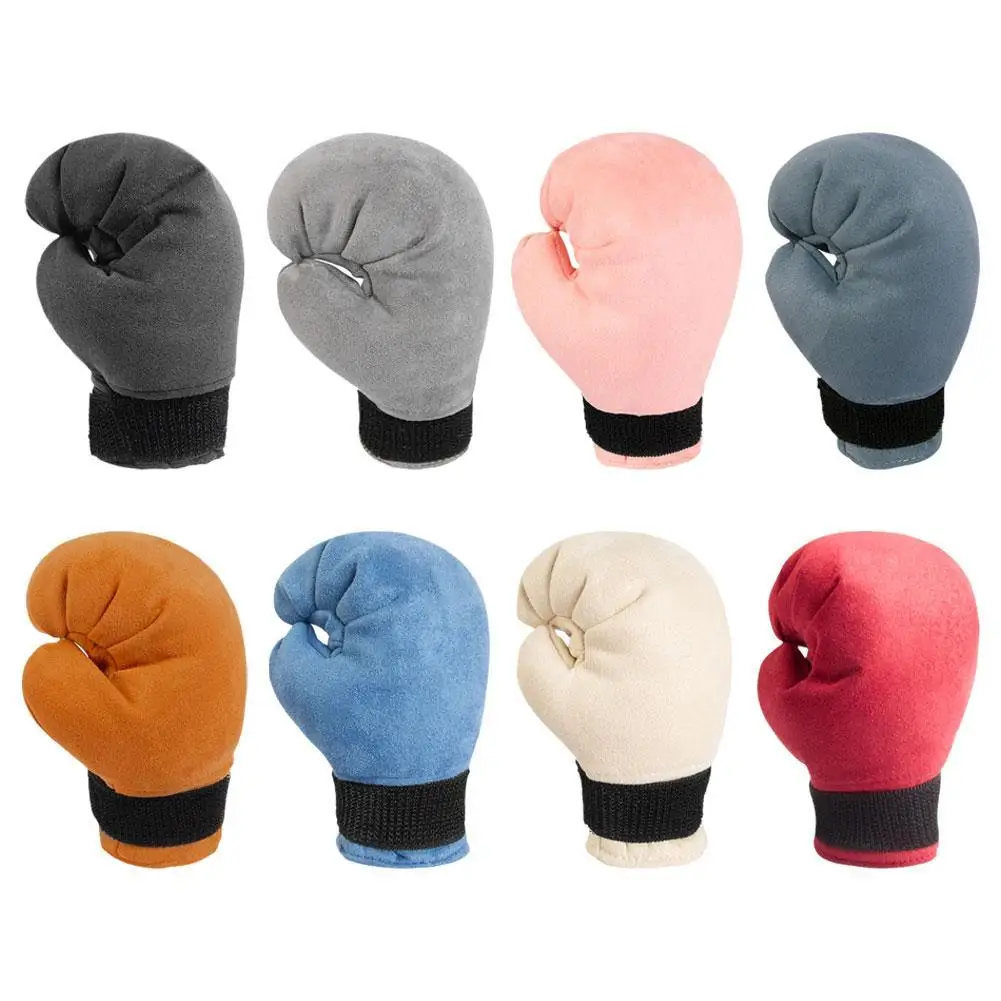 FunnyCarGearCoverBoxingGlovesCarGearShiftCoverCreativeCar