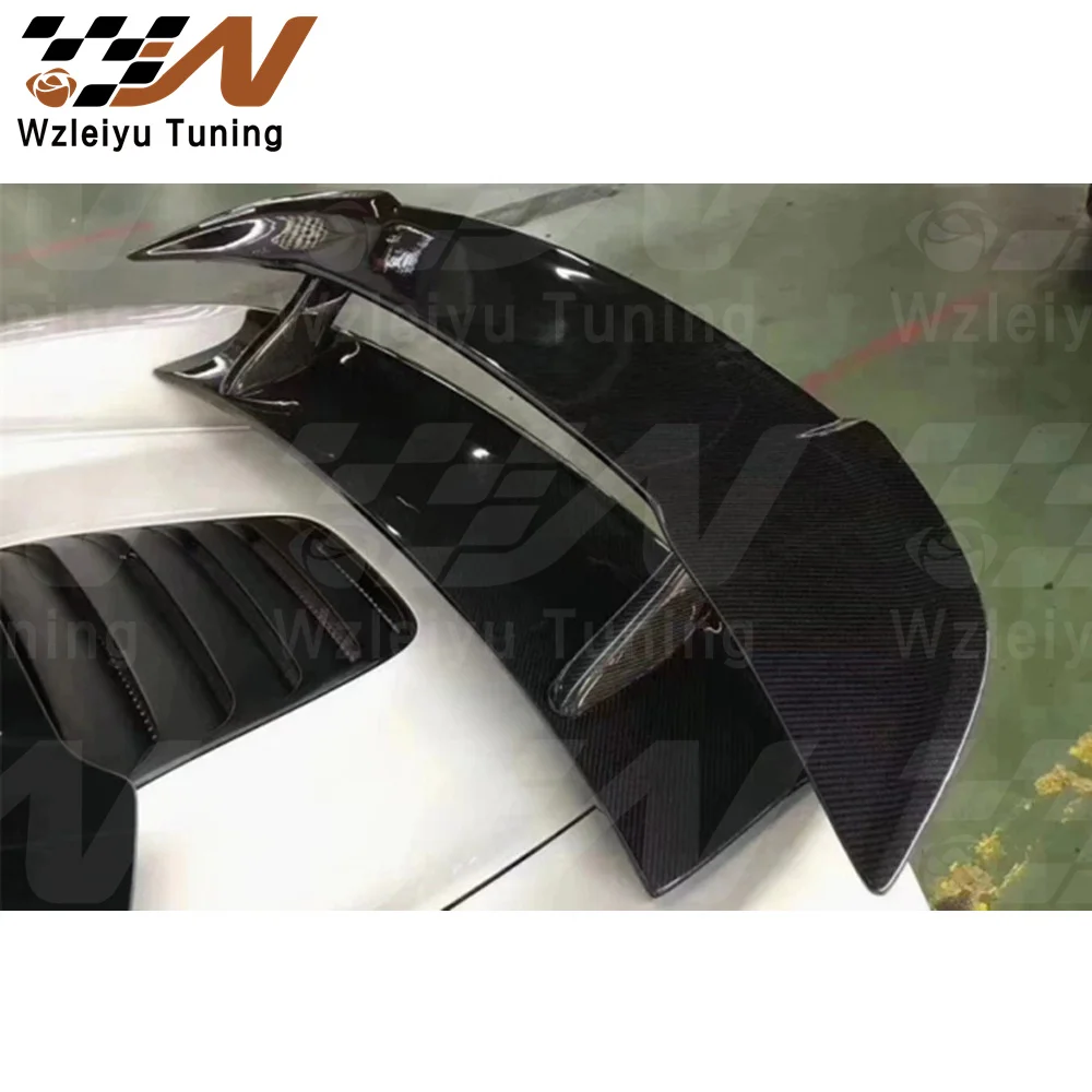DM Style Carbon Fiber Rear Trunk Spoiler GT Wing Fit For MP4 12C 650S