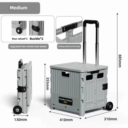 عربة بقالة منزلية متعددة الوظائف الأكثر مبيعًا، عر...