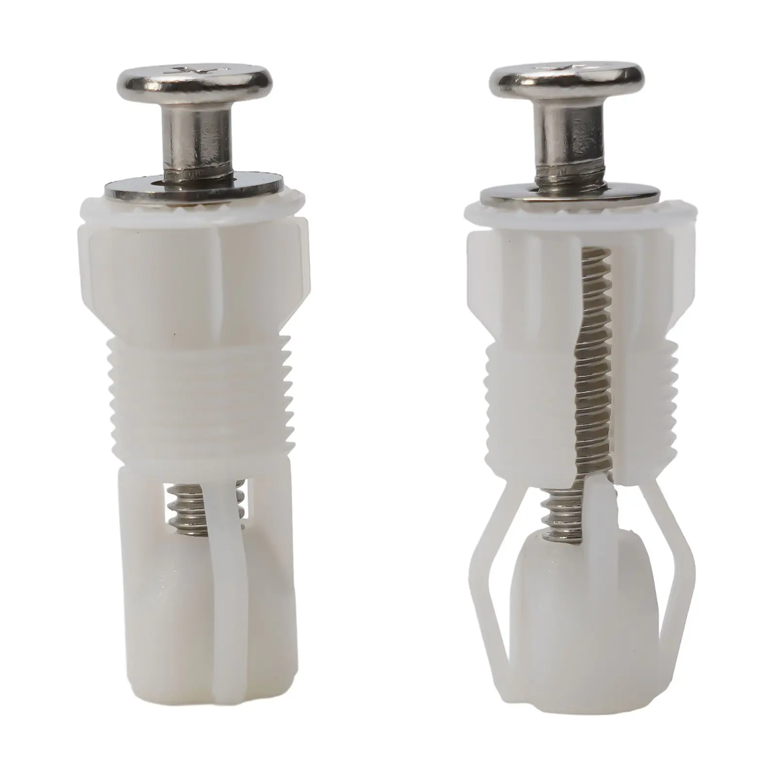 

4pcs Top Fix Toilet Seat Screws Nut Cover Lid Pan Fixing Blind Hole Fitting Kits Universal Bathroom Accessories Replacement