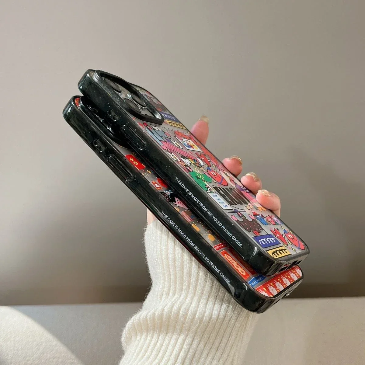 2.0 Version Acrylic Upgrade Border New Year Enjoy Phone Case Cover for IPhone 11 12 13 14 15 Pro Max Case for IPhone 15 Pro