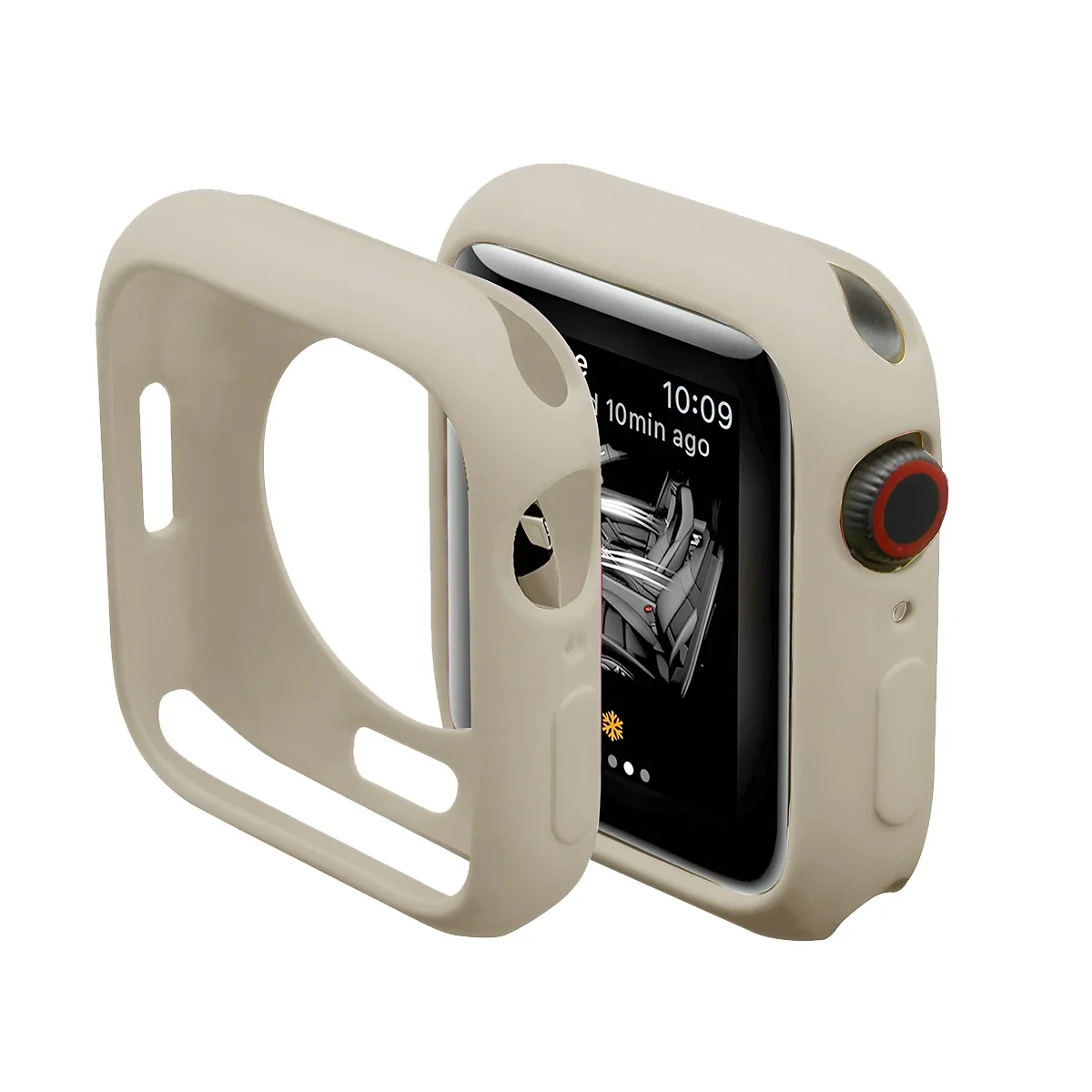 Premium Soft Silicone Protective Case for Apple Watch - Durable Cover Shell