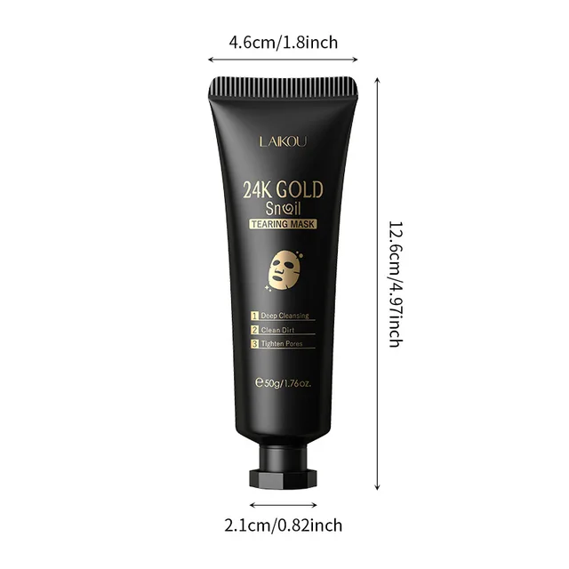 LAIKOU 24K Gold Sakura Peel-Off Face Mask 4
