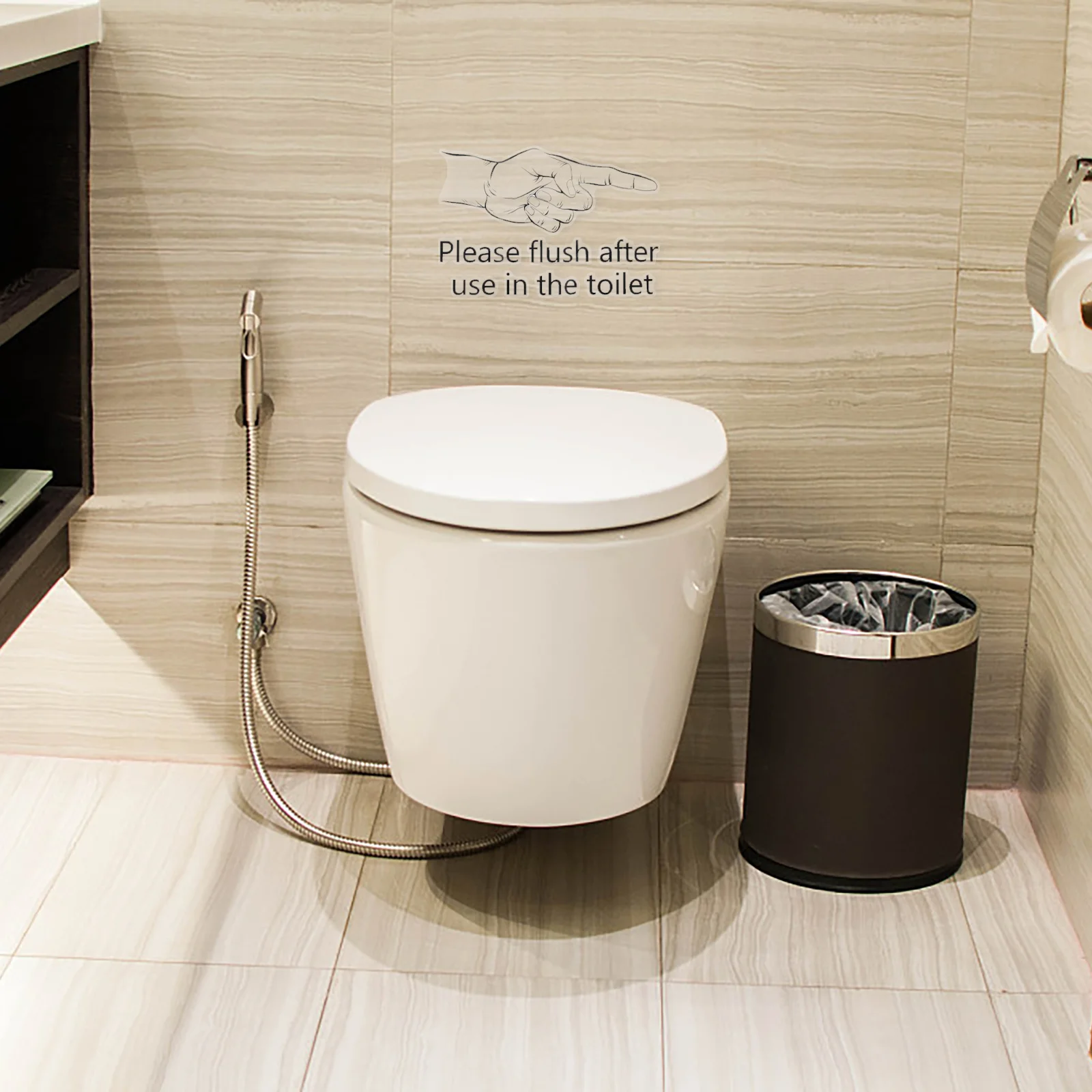 Рисунок 5 - Наклейка для унитаза