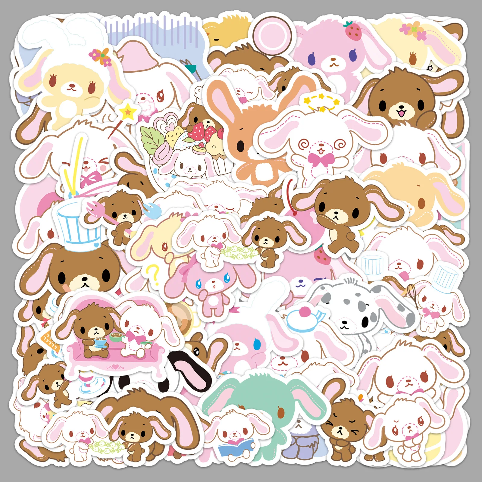 Lot De 40 Autocollants Hangyodon SANRIO – Édition Flakes, Imperméables (made In Japan)