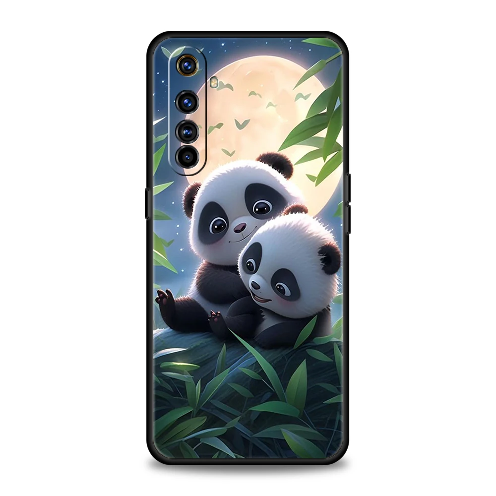 Cartoon Lovely Panda Shockproof Silicone Phone Case