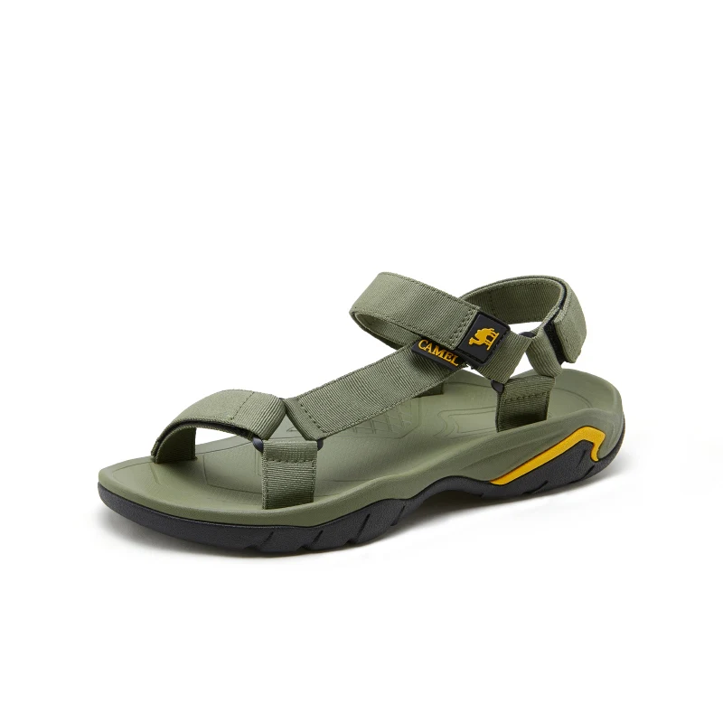 Casual Flat Sandals For Men 2021 Summer New Sports Men Sandals Fashion  Velcro Concise Beach Shoes Male Footwear - Men's Sandals - AliExpress