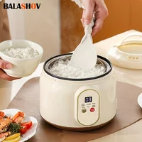 1.8L Electric Rice Cooker Portable MultiCooker Household Rice Pot Non-Stick Smart Low Sugar Cooking Machine for Kitchen and Home 1
