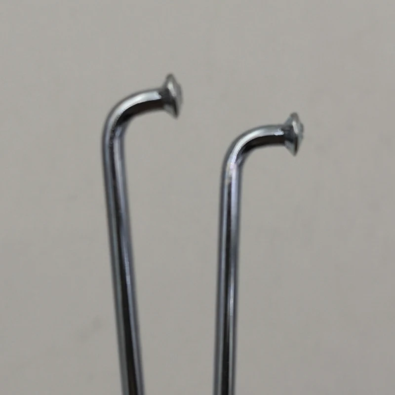 니플이 있는 전기 자전거 휠 스포크, 40 개, 12G 직경 2.6mm 소재, 45 스틸 J-밴드 동일 직경 실린더 바디