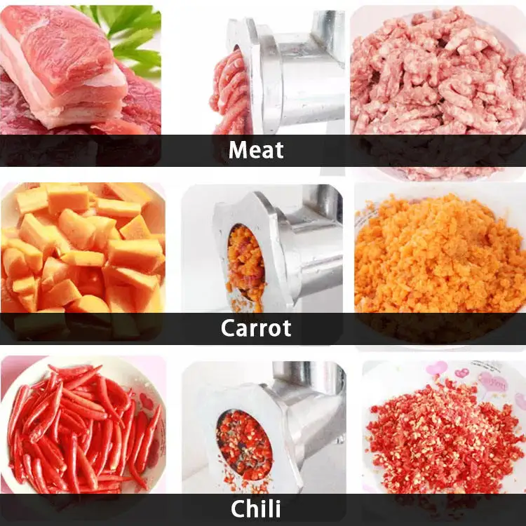 Commercial and household multi-function fully automatic electric meat grinder grinder and slicer  WG-22 2