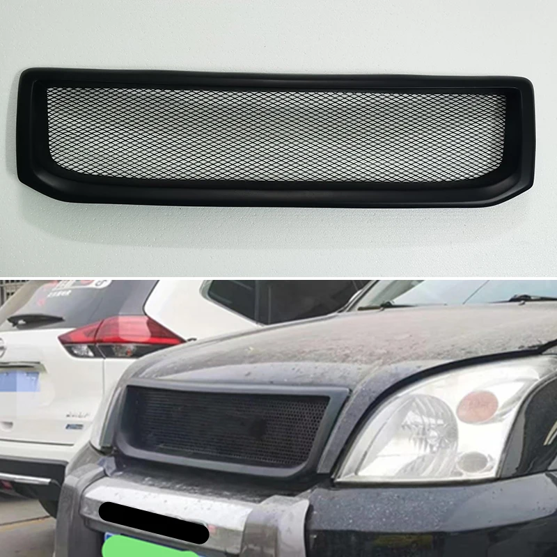 

For Toyota Land Cruiser Prado LC120 FJ120 2003--2009 Year Racing Grille Redesign Front Bumper Grill Body Kit Accessories