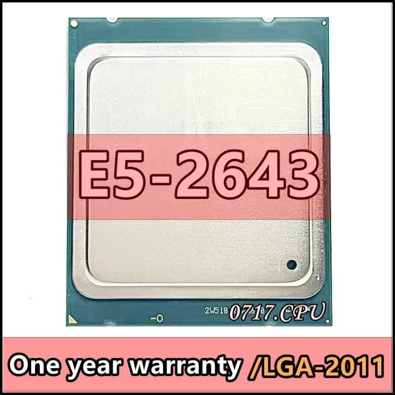 

E5 2643 E5-2643 SR0L7 3.3GHz Quad-Core 10M Cache DDR3 1600MHz FCLGA2011 TPD 130W