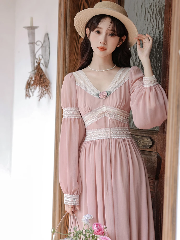 Osaka Pink Blossom Pocket Dress main image 0