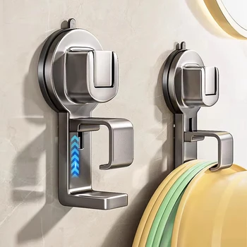 Gancio a ventosa Lavabo Gancio per asciugamano a parete Appendiabiti Appendiabiti Portaoggetti per bagno Gancio per asciugamani per cucina Bagno 1