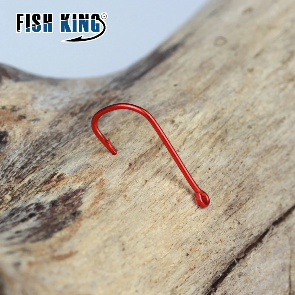 Steel Fish Hook High Carbon, Fish Fishing Hooks, Fishing Hooks Red