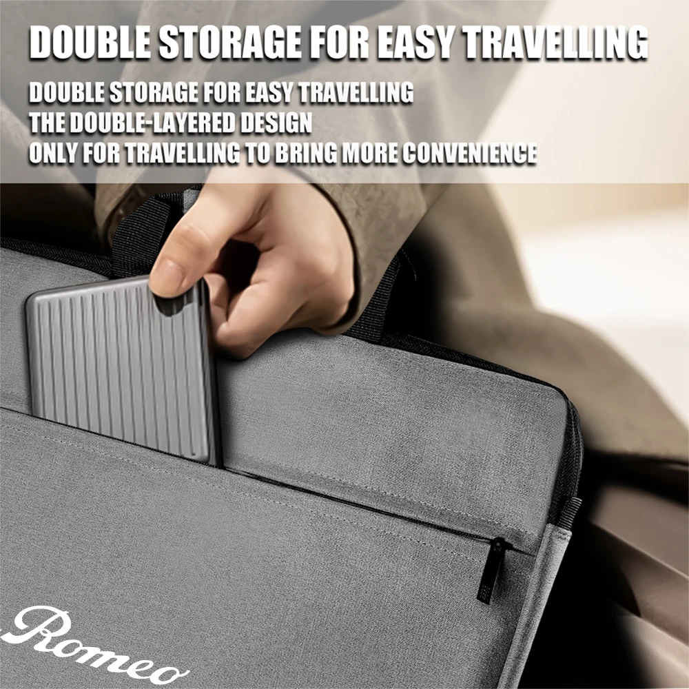 Stylish 16-Inch Laptop Shoulder Bag and Sleeve Case